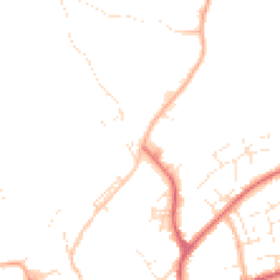Daytime road noise heatmap for EX20 1BL