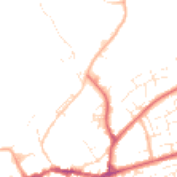 Daytime road noise heatmap for EX20 1BQ