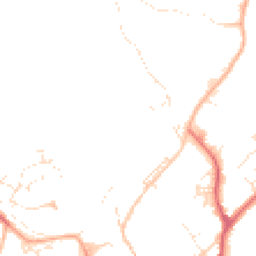 Daytime road noise heatmap for EX20 1BT
