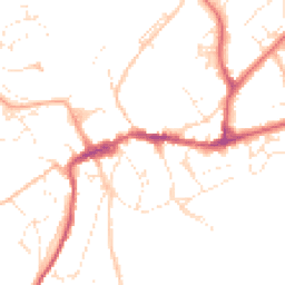 Daytime road noise heatmap for EX20 1BY