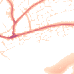 Daytime road noise heatmap for EX20 1DA