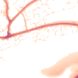 Daytime road noise heatmap for EX20 1DE