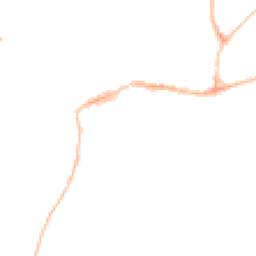 Night-time road noise heatmap for EX20 1DS