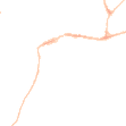 Night-time road noise heatmap for EX20 1DU