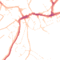 Daytime road noise heatmap for EX20 1DX