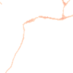 Night-time road noise heatmap for EX20 1DX