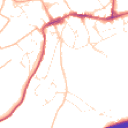 Daytime road noise heatmap for EX20 1EA