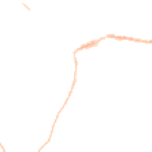 Night-time road noise heatmap for EX20 1JE