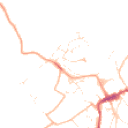 Daytime road noise heatmap for EX20 1PF