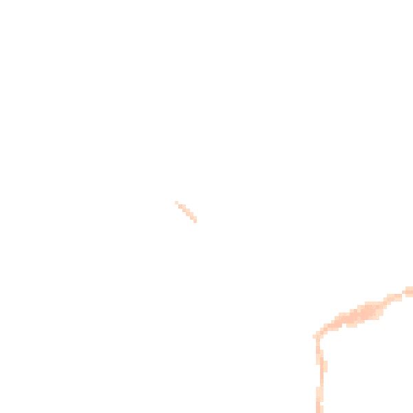 Night-time road noise heatmap for EX20 1PF