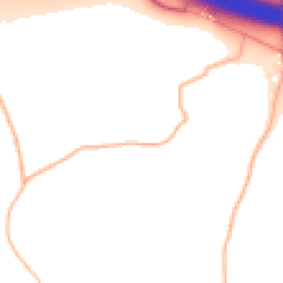 Daytime road noise heatmap for EX20 1QX
