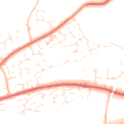 Daytime road noise heatmap for EX20 1UQ