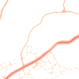 Daytime road noise heatmap for EX20 1XF