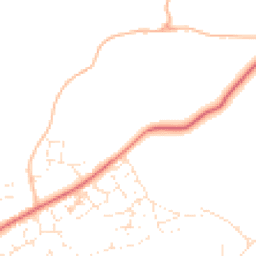 Daytime road noise heatmap for EX20 1XH