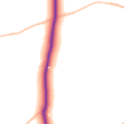 Daytime road noise heatmap for EX20 2AP