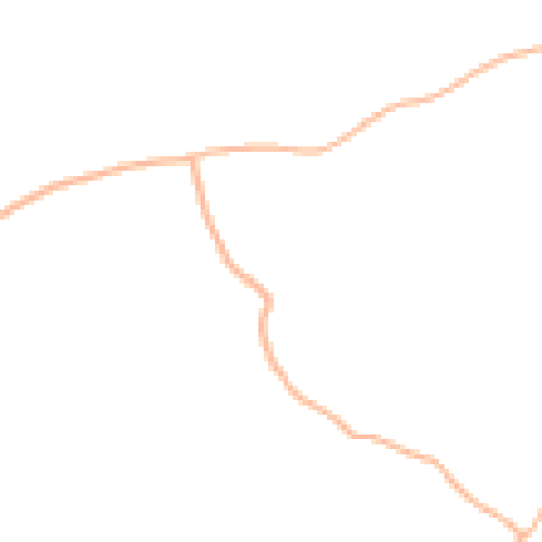 Daytime road noise heatmap for EX20 2AS