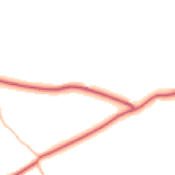 Daytime road noise heatmap for EX20 2BD