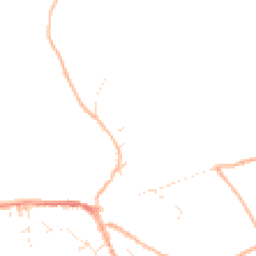 Daytime road noise heatmap for EX20 2DB