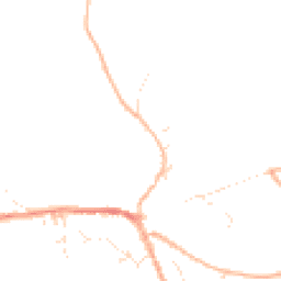 Daytime road noise heatmap for EX20 2DG