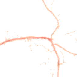 Daytime road noise heatmap for EX20 2DT