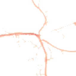 Daytime road noise heatmap for EX20 2EP