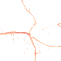 Daytime road noise heatmap for EX20 2ES
