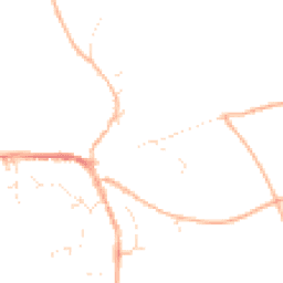 Daytime road noise heatmap for EX20 2EX