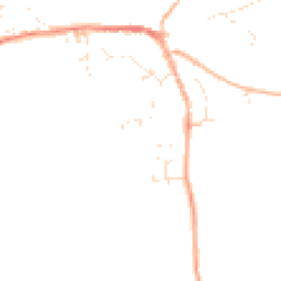Daytime road noise heatmap for EX20 2FU