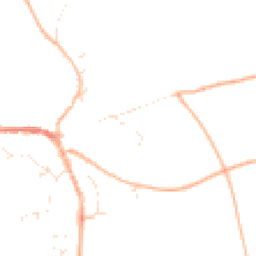 Daytime road noise heatmap for EX20 2HA