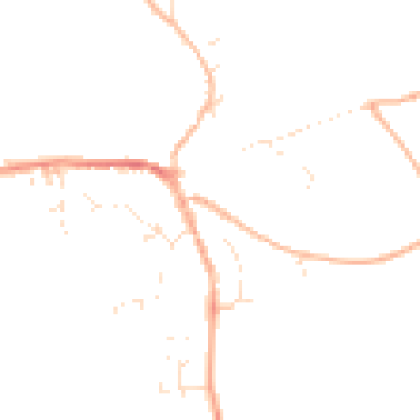 Daytime road noise heatmap for EX20 2HB