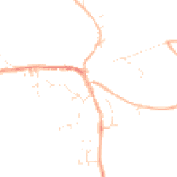 Daytime road noise heatmap for EX20 2HF