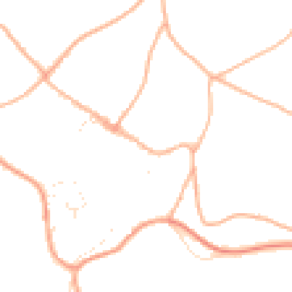 Daytime road noise heatmap for EX20 2JY