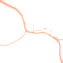Daytime road noise heatmap for EX20 2NL