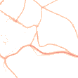 Daytime road noise heatmap for EX20 2PQ