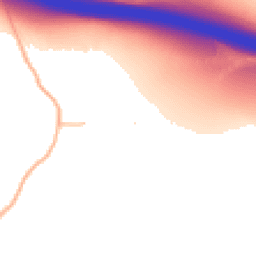 Daytime road noise heatmap for EX20 2RB