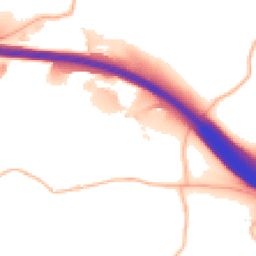 Daytime road noise heatmap for EX20 2RH