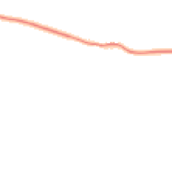 Night-time road noise heatmap for EX20 2TF