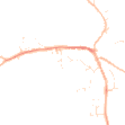 Daytime road noise heatmap for EX20 2TP