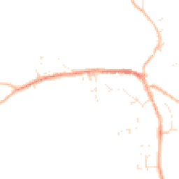 Daytime road noise heatmap for EX20 2TR