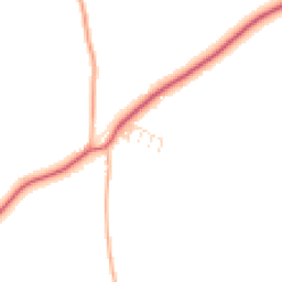 Daytime road noise heatmap for EX20 2TU