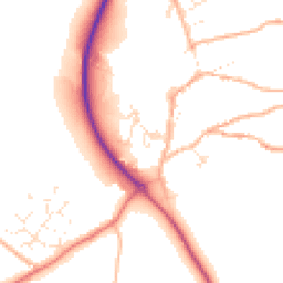 Daytime road noise heatmap for EX20 3DB