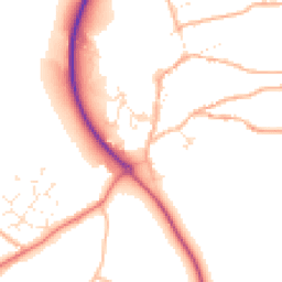 Daytime road noise heatmap for EX20 3DD