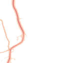 Daytime road noise heatmap for EX20 3DT