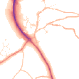 Daytime road noise heatmap for EX20 3DY