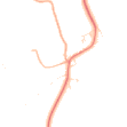 Daytime road noise heatmap for EX20 3ED