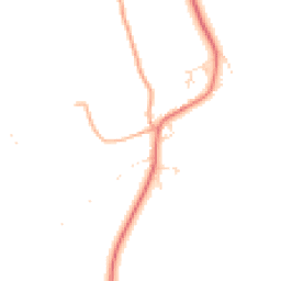 Daytime road noise heatmap for EX20 3ES