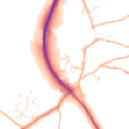 Daytime road noise heatmap for EX20 3FD