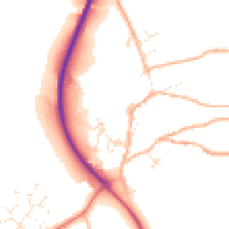Daytime road noise heatmap for EX20 3FP