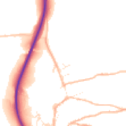 Daytime road noise heatmap for EX20 3GB