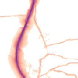 Daytime road noise heatmap for EX20 3GD